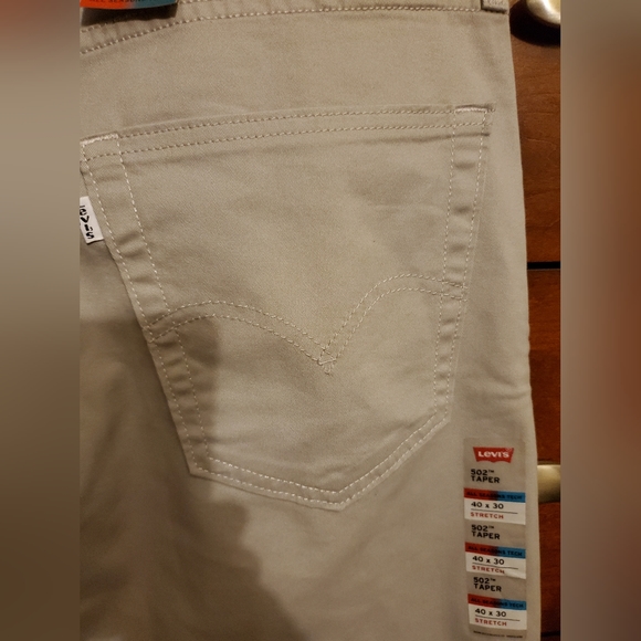 Mens Levi's Gray Reguler Fit 502  Jean - Picture 5 of 12